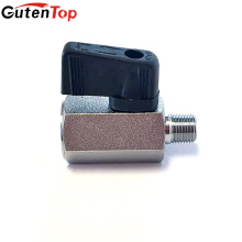 GutenTop High Quality Nickel Plated Brass Mini Ball Valve with Nylon Handle